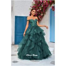 Mina Customized Mind Women's Elegant Dresses for Special Occasions Multi-layer Sequins. Lace Embroidery Formal Occasion Dresses