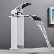 Haushalt Heißes und Kaltes Wasser Wasserfall Wasserhahn Küche Badezimmer Toilette Spritzwassergeschützte Dual Control Arbeitsplatte Wasserhahn