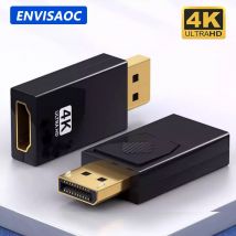 Convertitore adattatore compatibile da DisplayPort a HDMI 4K DP Display Port Adattatore HDTV compatibile da DP a HDMI Video Audio PC portatile
