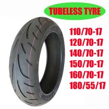 Motorrad-Schlauchlosreifen für Kymco Sundiro Honda Wuyang Loncin Jonway Sym 110/120/130/140/150/160/170/180 17-Zoll-Rollerreifen