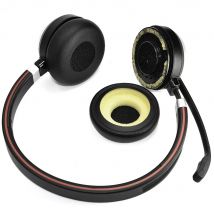 Cuscinetti auricolari di ricambio Ivinxy Cuscinetti auricolari professionali in pelle proteica per Jabra Evolve 20 20se 30 30II 40 65 65+