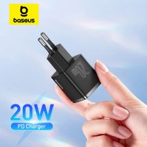 Baseus Ładowarka USB typu C 20 W Przenośna ładowarka USB typu C z obsługą szybkiego ładowania PD