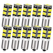 10 Pz BA9S BAX9S BAY9S LED Luce di segnalazione per auto BAW9S LED 2835 20SMD Larghezza inversa Lampada Lampadina a cuneo 12 V Bianco/Ambra Giallo Per Honda