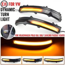 Dynamic Blinker For VW Passat B7 CC / Jetta 6 Mk6 Scirocco MK3 LED EOS Beetle Side Mirror Indicator Turn Signal Light