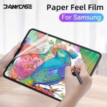 Pellicola protettiva per schermo in carta per Samsung Galaxy Tab S6 Lite A8 A7Lite S9 S8 S7 S6 S5E A10.1 A10.5 Matte PET Painting Write