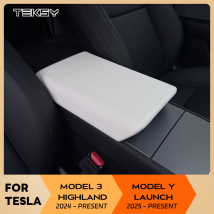 Per Tesla Modello Y Launch Juniper 2025 Modello 3 Highland 2024 TPE Custodia morbida Console centrale Bracciolo Coperchio Bracciolo Copertura Accessori