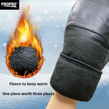 Professionelle Skihandschuhe, Ziegenleder, Fäustlinge, Snowboard, Schneemobil, Radfahren, warm halten, wasserdichte Outdoor-Skihandschuhe