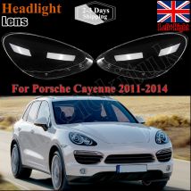 For 2011-2014 Porsche Cayenne GTS/Diesel Platinum Headlamp Lens Cover Left+Right