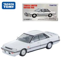 TAKARA TOMY TOMICA 1:64 TLV LV-N301a Skyline R31 späte Art weiße Legierungswalze Miniaturmodell, Dekoration für Erwachsene, Jungenspielzeug,