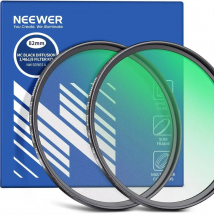 NEEWER 1/4 e 1/8 Filtro per obiettivo fotocamera a diffusione nera Confezione da 2 Filtro cinematografico professionale nero per la fotografia di ritratti nebbidi da sogno