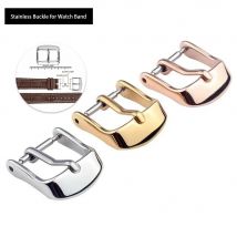 Stainless Steel Watch Buckle for Leather Strap Pin Buckle Strap Buckle Gold Silver Rose Gold Strap Button Accessories