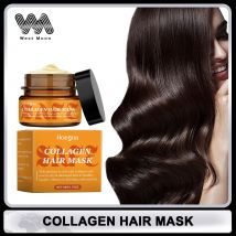 Kollagen-Haarmaske, verhindert Haarausfall, reduziert Bruch, Spliss, repariert geschädigtes Haar, Anti-Frizz, nährende, feuchtigkeitsspendende Haarpflege