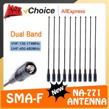 Na-771 Antenna Nagoya High Gain Antenna VHF/UHF SMA Female For Baofeng Walkie Talkie UV-13 BF-5RH Ham Radios Quansheng UVK5 UVK6