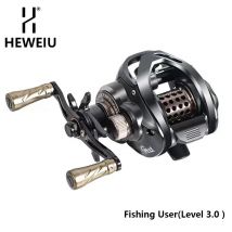 HEWEIU Casting Reel Angelrolle im neuen Design, maximale Zugkraft 10–15 lbs Baitcaster-Rolle
