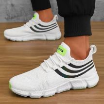 Männer Laufschuhe Hochwertige Luxus Design Mesh Atmungsaktive Flache Schuhe Leichtathletik Laufen Basketball Tenis Masculino Schuhe