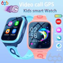 2025 New 4G Kids Smart Watch Camera SOS Waterproof GPS WIFI Video Call Monitor Tracker Location LBS Smartwatch Children Watches
