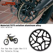 Motorcycles 48T 54T 58T 7075 Aviation Aluminum Alloy Rear Chain Sprocket For Surron Lightbee X S Segway X160 X260 E-bikes