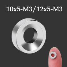 10x5-M3/12x5-M3 Senkkopfmagnet, geeignet für Fotowände, Kühlschrankaufkleber, Werkzeugaufbewahrung und Weihnachts-DIY-Dekoration