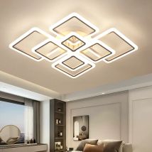 Deckenleuchter quadratische LED-Leuchten Fernbedienung App-Steuerung Schlafzimmerlampen Innenglanz Haus moderner Deckenleuchter