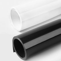 60x130 cm Fondali fotografici in PVC satinato/lucido 2 in 1 Bordo di sfondo professionale bifacciale Puntelli da tiro impermeabili opachi