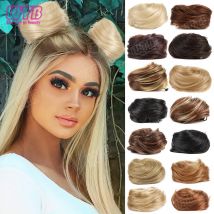 Synthetische Mini-Klauen-Clip in Messy Bun Extensions Perücke Hochsteckfrisur Haarteile Synthetische Donut Perücke Zubehör Hochsteckfrisur Space Bun Haarteile