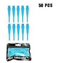 Fox Smiling 50 Stück 25 mm blaue 2BA professionelle Dart-Softspitze für elektronische Dardos