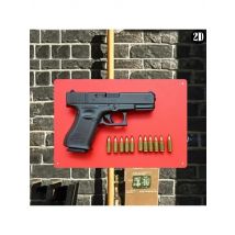 Military Replica Iron Wall Art – Frameless Vintage Tin Signage, Rust-Proof Decor for Homes & Rooms