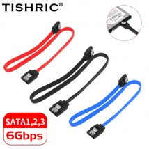 Cavo SATA TISHRIC Cavo dati seriale per disco rigido a stato solido Sata 3.0 Cavo di trasmissione veloce per disco rigido SATA flessibile multi-spec