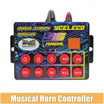 56 Melodien Universal Musical Air Horn Controller Musikalischer Controller Regler Auto Elektronisch für 12 V Auto Boot LKW Marine Horn