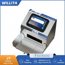 WILLITA J1 Automatische statische Kodierungsmaschine mit 5-Zoll-kapazitivem Bildschirm, komplett aus Edelstahl, Desktop-Smart-Drucker, Versand aus der EU