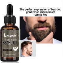 LOCKMIO Vanille-Duft-Bartöl für Männer, Bärtenpflegeprodukt, verhindert trockene und juckende Haut unter den Bärten, spendet Feuchtigkeit, Bart-Conditioner