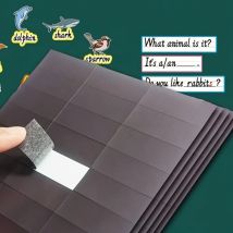 60pcs/Set, Adhesive Backed Magnetic Sheet Multifunctional Multi-Scene Magnetic Stickers, Can Be Used As Refrigerator Stickers