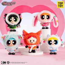 TOPTOY The Powerpuff Girls Umhang Puppe & Spiel Maschine Plüsch Anhänger Blind Box Serie Anime Puppe Tasche Anhänger Überraschung Geschenk