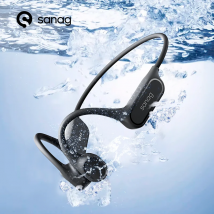 Sanag B33S auriculares Bluetooth de conducción ósea auriculares abiertos IPX8 auriculares de natación elección 32GB memoria auriculares inalámbricos MP3