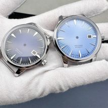 40 mm Uhrengehäuse mit Blasenkristall, ganzes Gehäuse für NH35, NH36, NH38 Uhrwerk, Stahlzubehör für Seiko-Konvertierungsset