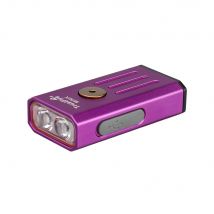 Trustfire MINIX Torcia Portachiavi Mini Luce 320 Lumen Torcia Tascabile Lampada UV EDC Luce Rossa USB Ricaricabile Batteria incorporata