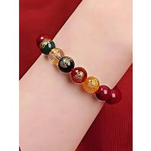 Chinese-Style Five Elements Bracelet Symbolizing the Five Gods of Wealth Attracting Good Fortune And Essential for Success
