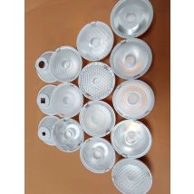 XHP50 XML lens With holders 37mm Smooth,Stripe and Bead surface 1W 3W 5W led lenses, XTE XPG2 SST40 SST20 5050 3535 SMD Lens