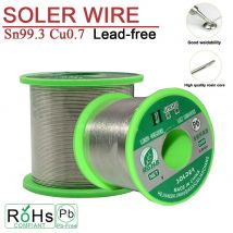 Alambre de soldadura sin plomo de 250g, 0,5/0,6/0,8/1,0/1,2/2,0mm, núcleo de colofonia sin plomo para soldadura eléctrica RoHs