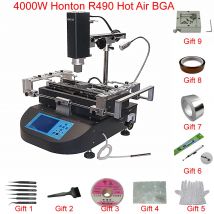 Stazione di saldatura ad aria calda Saldatrice a 3 zone Stazione di rilavorazione BGA Honton R490 R690 V.3 Touch screen per la riparazione di chip della scheda madre