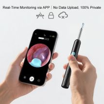 Ultradünnes 4,2-mm-Endoskop 1080P HD WiFi-Otoskop für iOS/Android Visuelles Ohrumfang Ohrpflücker mit Ohrenschmalz-Reinigungswerkzeugen