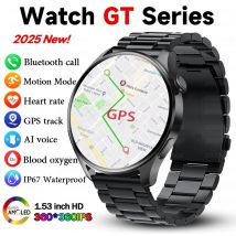 Watch 3 Pro Smartwatch für Herren 360 * 360 HD-Bildschirm Herzfrequenzmessung Wasserdicht BT-Anruf Sport-Smartwatch für Damen Für Android iOS