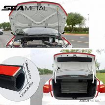 SEAMETAL Guarnizione per porta in gomma per auto Tipo D grande Cappuccio per portiera per auto Striscia di tenuta per bagagliaio Isolamento acustico universale per accessori per guarnizioni per auto