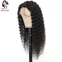 Parrucca per capelli umani con base in seta da 5 "x 5" Parrucca per capelli umani con chiusura in pizzo superiore in seta riccia crespa 26 "Parrucca in pizzo senza colla per capelli veri mongoli Remy