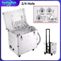 BD-402A Tragbare Dental Einheit Mit Luft Kompressor Chirurgie Turbine Einheiten Hand Trolley Fall Zahnmedizin Labor Werkzeuge Ausrüstung