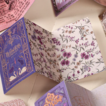 Mr.Paper 60 Stück Buchform, faltbare Mechanismus-Aufkleber für Tagebuch, Scrapbooking, Planer, Dekoration, 3er-Pack DIY-Handbuchzubehör