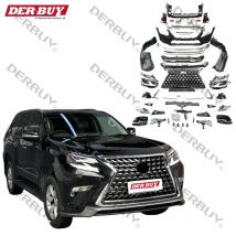 Części samochodowe Przedni Tylny Zderzak Grill Facelift Bodykit GX GX400 GX460 2010-2012 Ulepszenie do 2015-2021 Body Kit