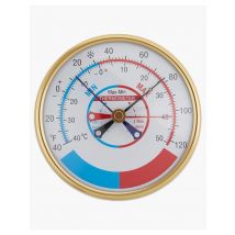 13CM Outdoor Indoor Thermometer Temperature Gauge Dial Wall Thermometer Bimetallic Clock for Home Garden Greenhouse Warehouse