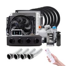 Universal 4 Loch Auto Elektrische Klimaanlage Kompressor 12 V 24 V für Auto Van Straße Stange Heißer klassische A/C Klimaanlage