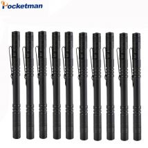 Neue Mini tragbare kleine Stift halter führte Taschenlampe Nacht gehen Beleuchtung Wartung Arbeit Fackel Aluminium legierung Großhandel